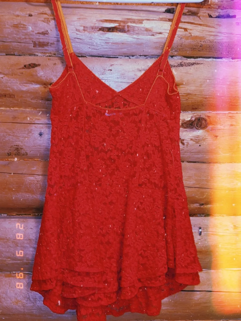 Free People hot pink slip